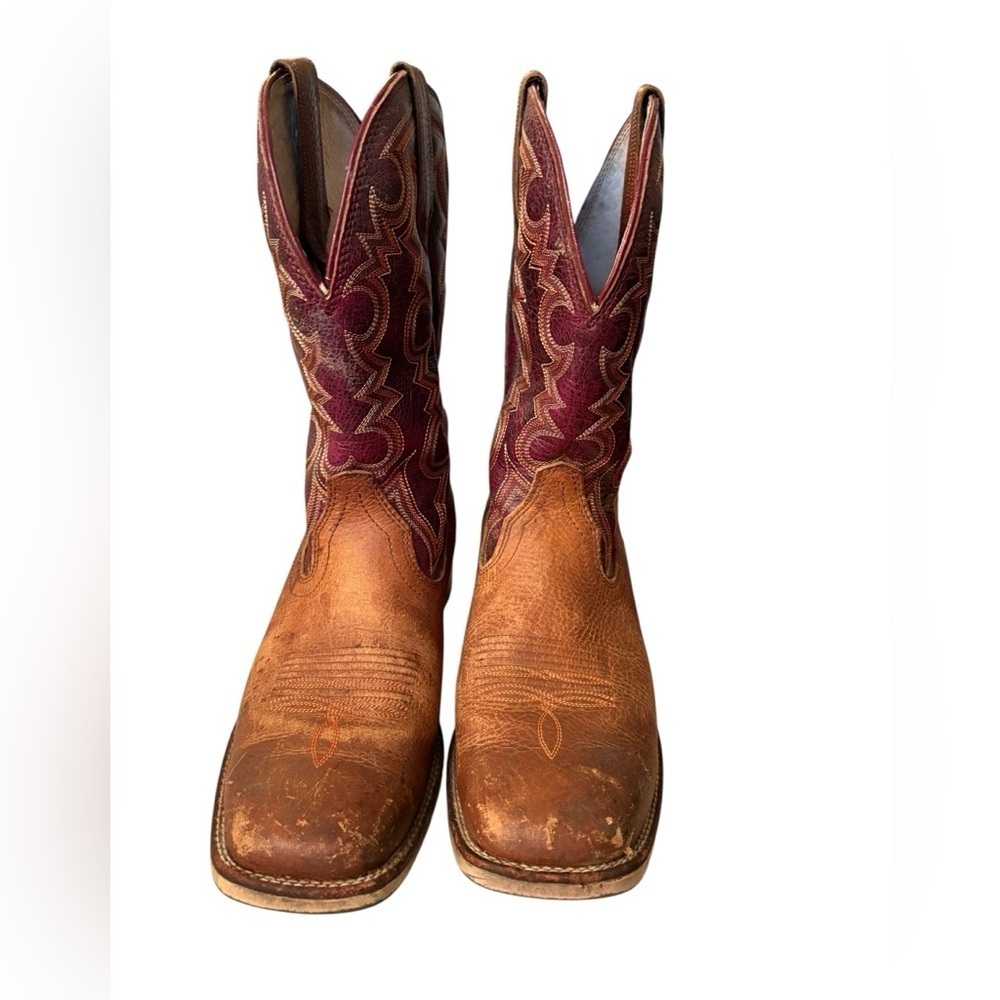 Noble Outfitters men’s square toe boots # 65026 size 8W. - Picture 4 of 9